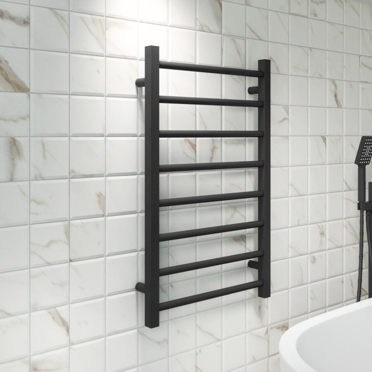 User Guide On Reina Diva Towel Rail Black