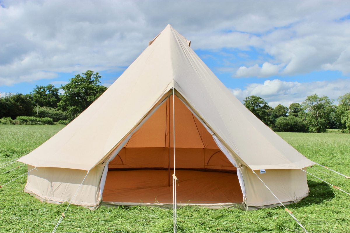 A Glimpse At Bell Tent